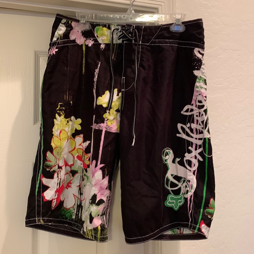 FOX Rider Racing Mens Shorts Swim Broad Surf  Hybrid Multi Colors Size 33